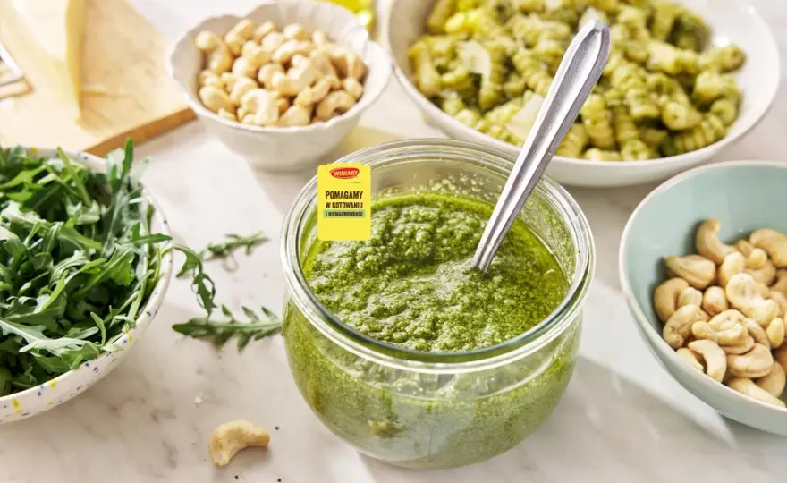 Pesto z rukoli bez goryczki - idealne na lato!
